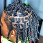 Loc-retwist (Shoulder to Bra strap length)