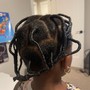 Butterfly locs. Back length.