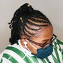 Jumbo Box Braids. Mid-Back