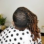 Jumbo Box Braids. Mid-Back