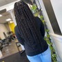 Large Knotless Braids 20” (bra length)