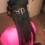 Medium box braids