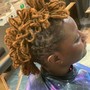 Kid's Style (no weave) natural hair two-strand