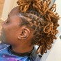 Kid's Style (no weave) natural hair two-strand