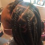 Med Knotless Box Braids