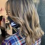 Blonding balayage