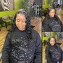 Half up/ Half Down Sew In