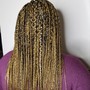 Medium Knotless OR traditional box Braids