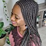 Natural Hair Braid Up