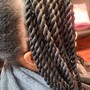 Braid Down (Foundation for sewn ins or crochet styles)