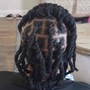 Loc Wash Retwist And Style (Oil Treatment)