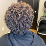 Big chop, shape up and Wash and go plus steam