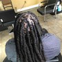 Individual Braids Take down