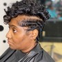 Cut, Relaxer, Rinse, Style