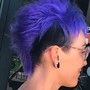 color hair cut