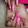 Hand painted Nail Art