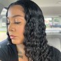 Partial Sew In with feedin braids