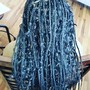 Short knotless box braids