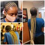 Jumbo knotless braid