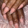 Gel Manicure with Nail Art