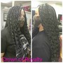 med Boho box braids