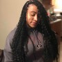 Medium Goddess Knotless Braids