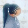 July special medium Knotless or regular box plaits lower or mid back