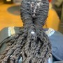 Shoulder length/ wash / retwist basic style