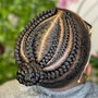 Braid Updo Crotchet/Sew in