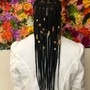 8 Stitch braids to the back