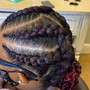 Cornrow Updo