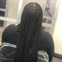 Large Knotless Braids