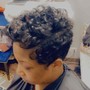 Shampoo and Style on natural hair