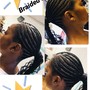 Braided ponytail no design