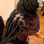 Small medium Knotless / bohemian box braid