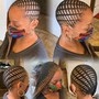 2 Feed In Braids