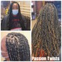 Large Passion Twists (Mid back)