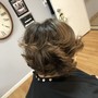 Shampoo &amp; Permanent Color (Highlights or All Over)