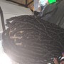 Knotless braids take down and shampoo med smed and lrg size consultation