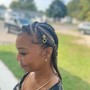 Small boho Knotless Box Braids (shoulder)