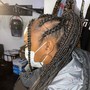 Large Part Box braids