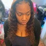 Quick Weave with leave out