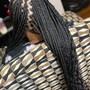 Large Knotless Braids