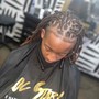 Single process color on locs