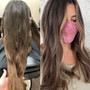 Partial Balayage Full Balayage / Painted Hair