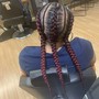 6-10 feed in braids