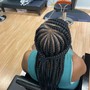 Natural hair Braids