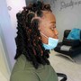 Butterfly locs shouler length