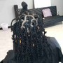 Butterfly locs shouler length