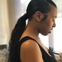 Basic sleek ponytail